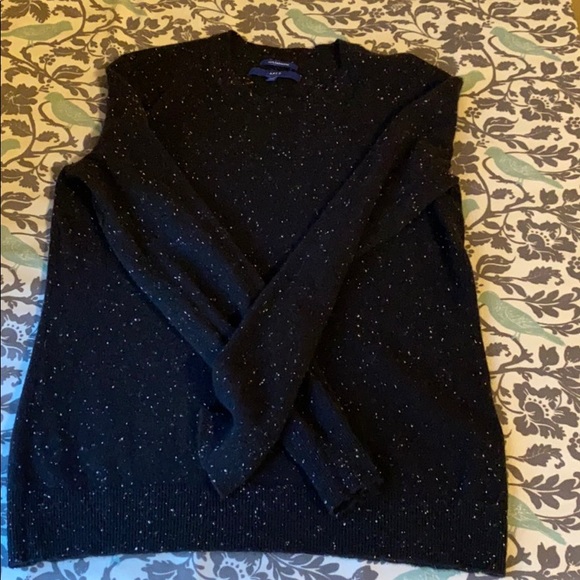 Apt. 9 Sweaters - 100% cashmere sweater. Black with white flecks